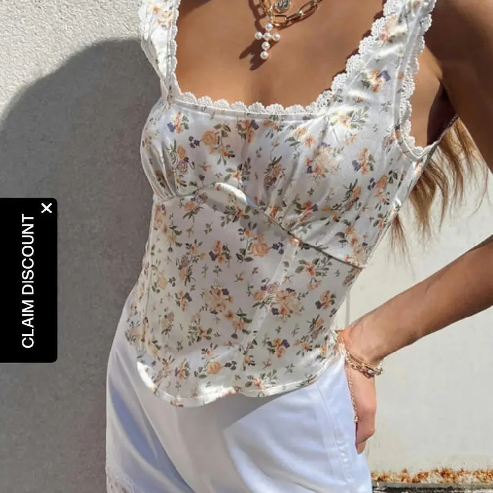 Princess Polly Berlin Satin Top White - Picture 2 of 7